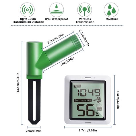 custom soil moisture meter bluetooth|ecowitt soil moisture meter.